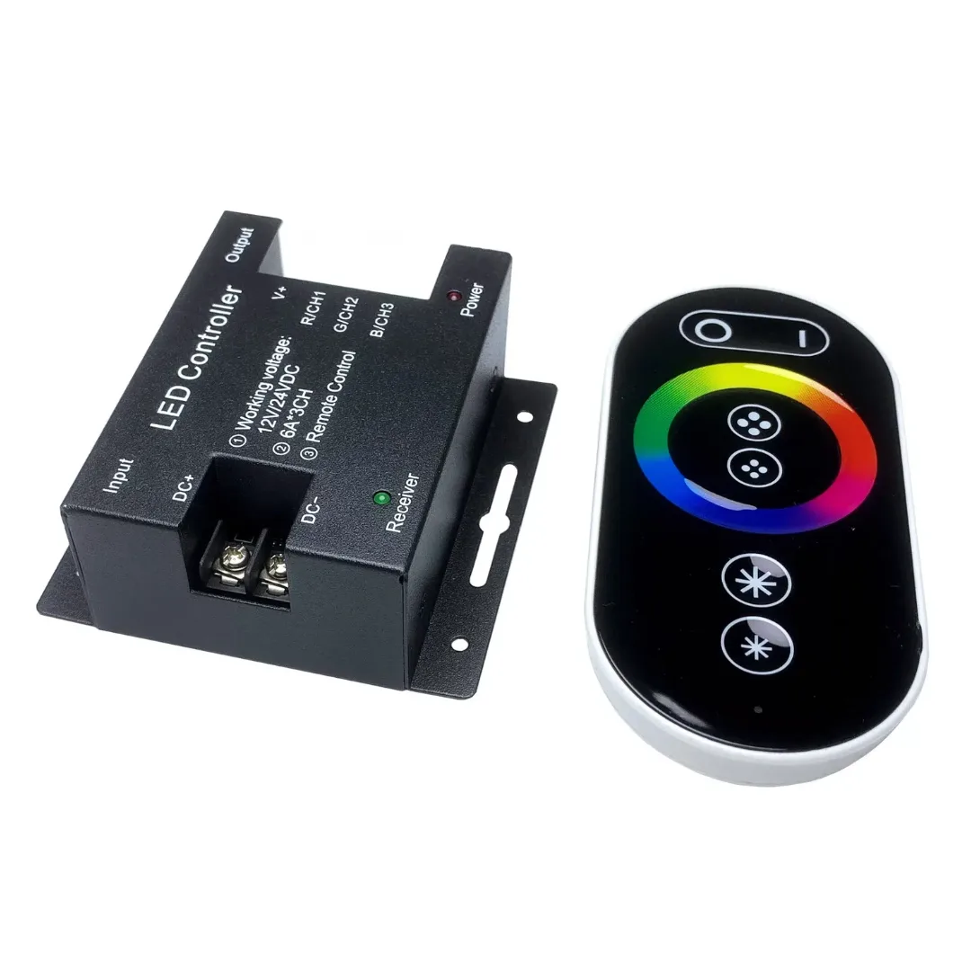 Controlador Touch 12v 8A Para RGB