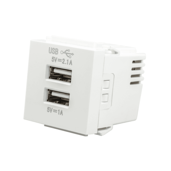 Pico Toma USB 36mm Blanco Elektron