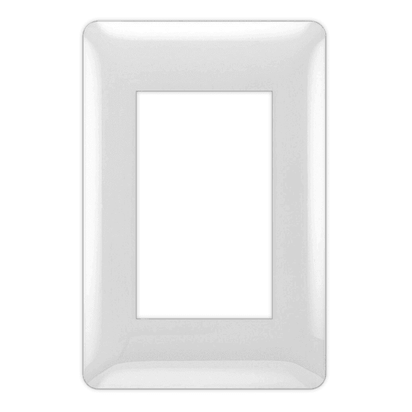 Placa Embutido Alpes Curve Blanco Elektron - Imagen 2