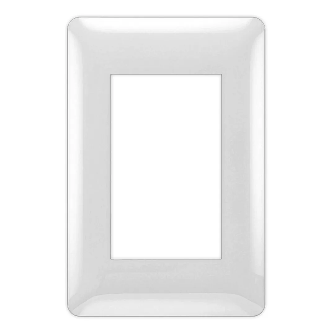Placa Embutido Alpes Curve Blanco Elektron - Imagen 2