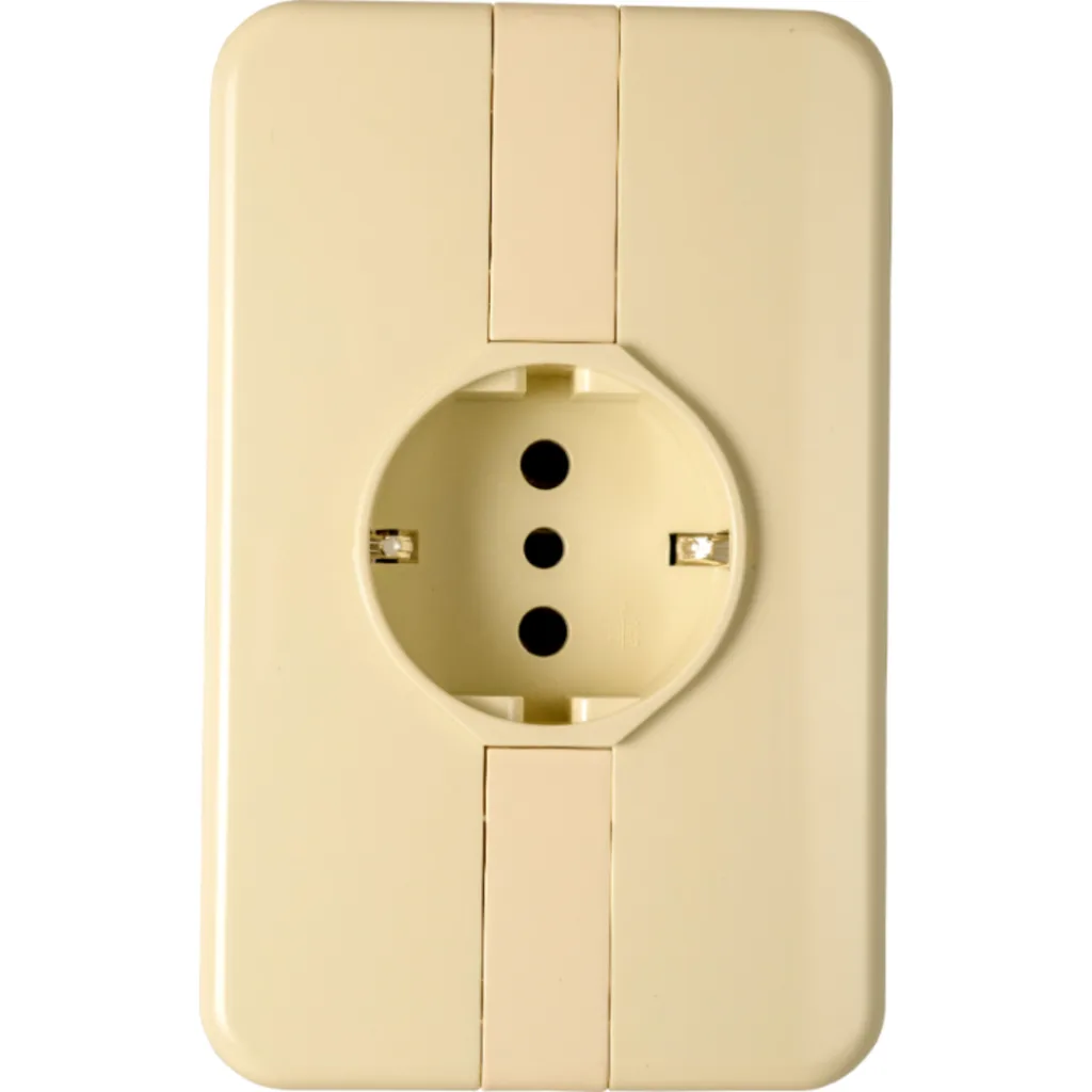 Toma Schuko Con Placa Embutido Classic Elektron