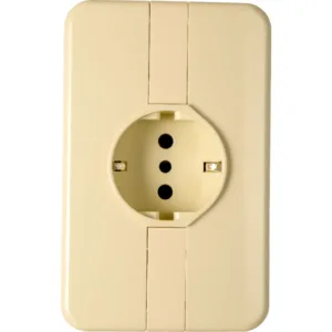 Toma Schuko Con Placa Embutido Classic Elektron