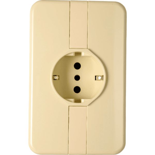Toma Schuko Con Placa Embutido Classic Elektron