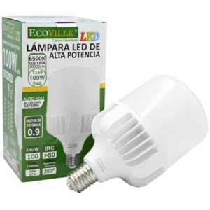 Lámpara Bulbo LED Alta Potencia 100w E40 Ecoville