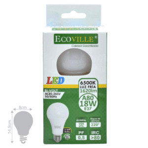 Lámpara Bulbo LED 18w E27 Ecoville