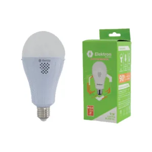 Lámpara LED Bulbo de Emergencia 9w Luz Fría Elektron