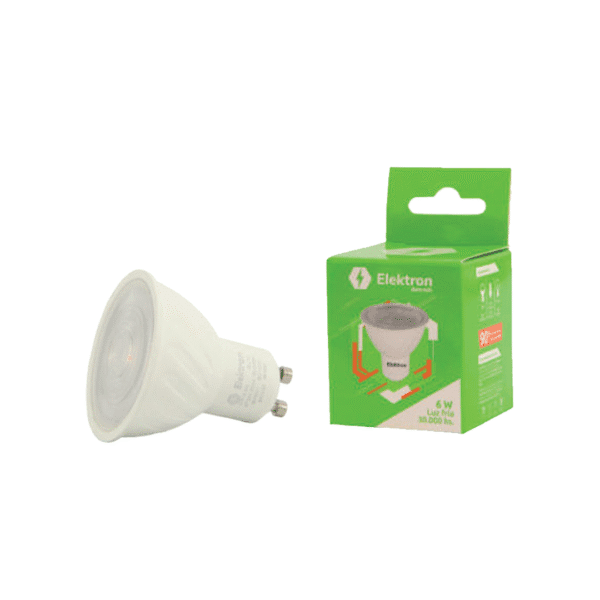 Lámpara LED Dicroica GU10 6w Elektron