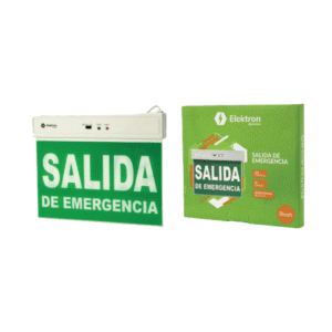 Cartel LED Señalizador Salida de Emergencia Elektron