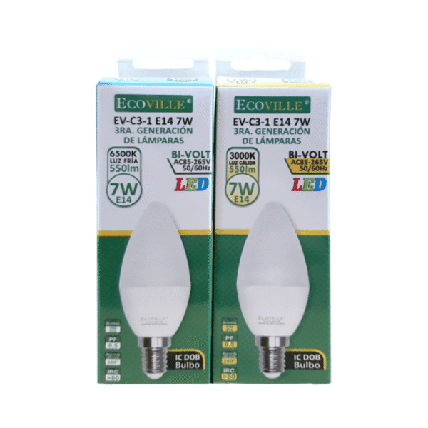 Lámpara LED Tipo Vela E14 Ecoville