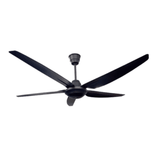 Ventilador de Techo 5 Aspas Negro con Control Elektron